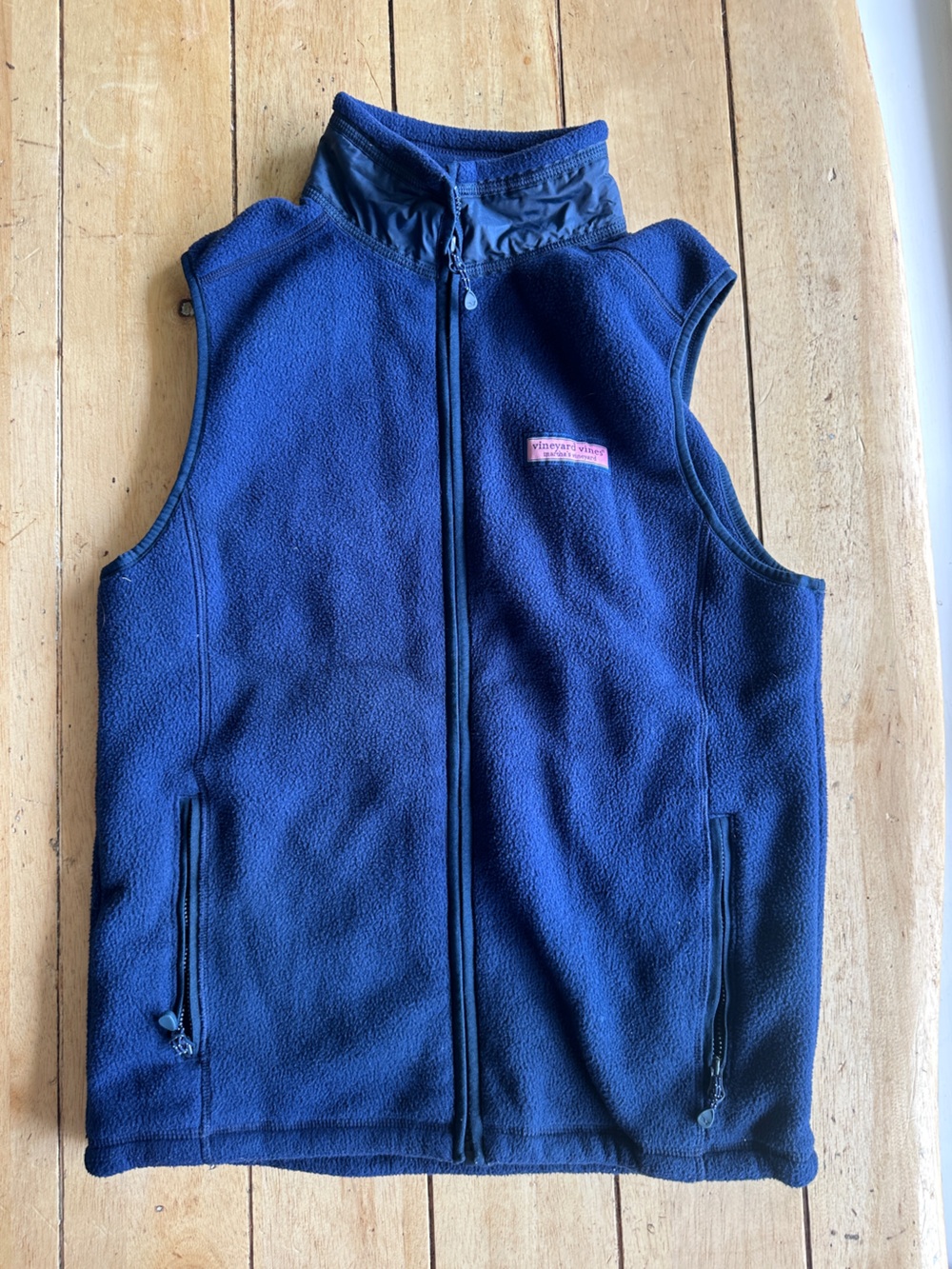 Vineyard Vines Navy Blue Fleece Vest